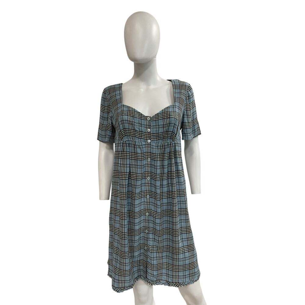 Marc Jacobs Wool Blend Tartan Dress - Size M - Picture 2 of 5